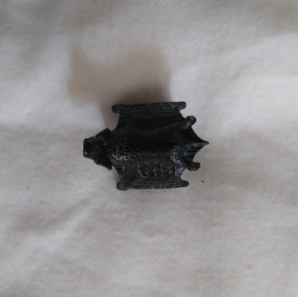 Black Bat Ring Adjustable Goth Whimsigoth Witchy Cosplay Halloween Costume Party - Picture 6 of 12